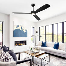 Carregar imagem no visualizador da galeria, 60 Inch Alexi DC Motor Modern Downrod Ceiling Fan with LED Light
