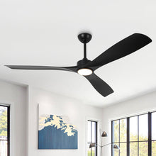 Carregar imagem no visualizador da galeria, 60 Inch Alexi DC Motor Modern Downrod Ceiling Fan with LED Light
