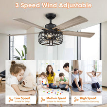 Load image into Gallery viewer, 52&quot; Divisadero Farmhouse Ceiling Fan with Remote Control
