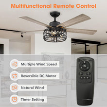 Load image into Gallery viewer, 52&quot; Divisadero Farmhouse Ceiling Fan with Remote Control
