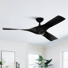 Cargar imagen en el visor de la galería, 52&quot; Wesley Industrial DC Motor Downrod Mount Reversible Ceiling Fan with Remote Control
