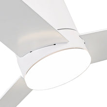 Cargar imagen en el visor de la galería, 48&quot; Flush Mount Ceiling Fan 3 Blades with LED Lighting and Remote Control
