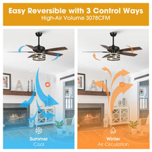 Carregar imagem no visualizador da galeria, 52&quot; Alward Smart Fan with Light Kit
