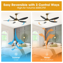 Carregar imagem no visualizador da galeria, 52&quot; Punjab Smart Fan with LED Light
