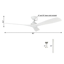 Cargar imagen en el visor de la galería, 52&quot; Jovie Ceiling Fan with Remote Control
