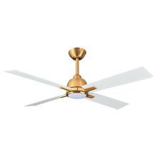 Cargar imagen en el visor de la galería, 48&quot; Linden Industrial DC Motor Downrod Mount Reversible Crystal Ceiling Fan with Lighting and Remote Control
