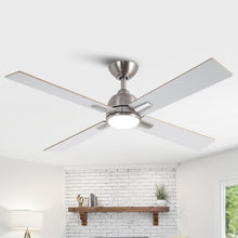 Load image into Gallery viewer, 48&quot; Linden DC Motor Downrod Mount Reversible Ceiling Fan with Lighting and Remote Control
