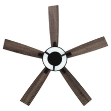 Carregar imagem no visualizador da galeria, 52&quot; 5 Blades Black Ceiling Fan with Lighting

