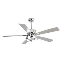 Cargar imagen en el visor de la galería, 52&quot; Vendome Industrial DC Motor Downrod Mount Reversible Ceiling Fan with Lighting and Remote Control
