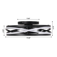 Load image into Gallery viewer, 20&quot; Preen Industrial Flush Mount Reversible Ceiling Fan
