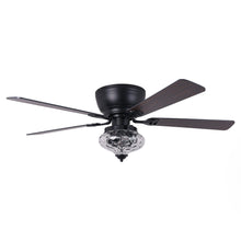 Carregar imagem no visualizador da galeria, 52&quot; 5 Blades DC Motor Modern Flush Mount Ceiling Fan
