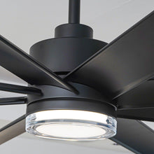 Load image into Gallery viewer, 72 Inch Daugava Modern Downrod Mount Smart Fan with LED Light
