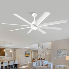 Load image into Gallery viewer, 72 Inch Daugava Modern Downrod Mount Smart Fan with LED Light
