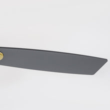 Carregar imagem no visualizador da galeria, 52 Inch Danube Farmhouse DC Motor Golden Downrod Ceiling Fan with Light
