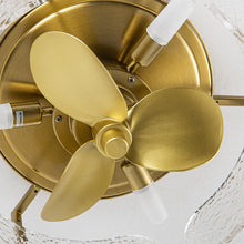 Load image into Gallery viewer, Vaczon DC Motor Ceiling Fan with Light 13 Inch
