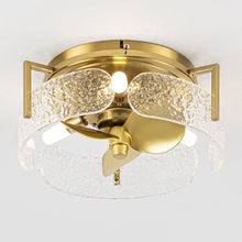 Load image into Gallery viewer, Vaczon DC Motor Ceiling Fan with Light 13 Inch
