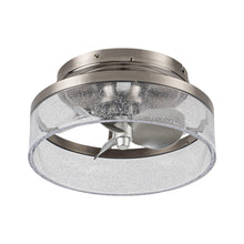 Load image into Gallery viewer, 13&quot; Flush Mount Reversible Ceiling Fan with Lighting and Remote Control
