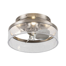 Load image into Gallery viewer, 13&quot; Flush Mount Reversible Ceiling Fan with Lighting and Remote Control
