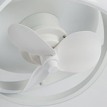 Cargar imagen en el visor de la galería, Vaczon 13&quot; Flush Mount Caged Fan with Lignt and Remote Control
