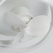 Load image into Gallery viewer, Vaczon 13&quot; Flush Mount Caged Fan with Light and Remote Control
