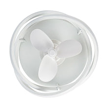 Load image into Gallery viewer, Vaczon 13&quot; Flush Mount Caged Fan with Light and Remote Control
