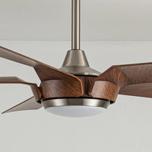 Cargar imagen en el visor de la galería, 65&quot; Fury Farmhouse DC Motor Downrod Mount Ceiling Fan with Lighting and Remote Control
