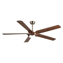 Cargar imagen en el visor de la galería, 65&quot; Fury Farmhouse DC Motor Downrod Mount Ceiling Fan with Lighting and Remote Control
