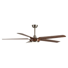 Cargar imagen en el visor de la galería, 65&quot; Fury Farmhouse DC Motor Downrod Mount Ceiling Fan with Lighting and Remote Control
