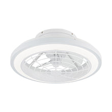 Carregar imagem no visualizador da galeria, 20&quot; Ikon Modern DC Motor Flush Mount Reversible Ceiling Fan with Lighting and Remote Control
