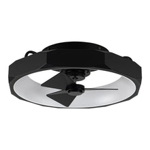 Cargar imagen en el visor de la galería, 19&quot; Britton Flush Mount Reversible Ceiling Fan with Remote Control
