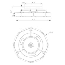 Load image into Gallery viewer, 19&quot; Britton Flush Mount Reversible Ceiling Fan with Remote Control
