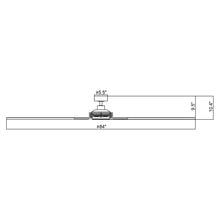 Cargar imagen en el visor de la galería, 84&quot; or 100&quot; Industrial Downrod Mount Ceiling Fan with Remote Control
