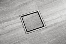 Load image into Gallery viewer, Brushed nickel stainless floor drain 6x6inch
