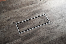 Load image into Gallery viewer, Brushed nickel stainless floor drain 11.8inch x 4.3 inch
