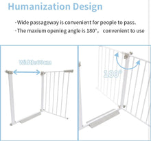Load image into Gallery viewer, Qmon Baby Gate for Stairs, Auto Close Safety Baby Gates, Extra Tall and Wide Child Gate, Easy Walk Thru Durability Dog Gates for The House, Doorways.
