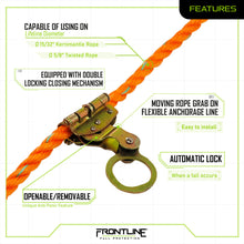 Load image into Gallery viewer, Frontline RGSS58 Self-tracking Rope Grab for 5/8&quot; Lifeline Rope
