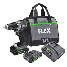 Carregar imagem no visualizador da galeria, FLEX FX1151-2A 24V 1/2&quot; 2 Speed Drill Driver Kit
