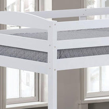 Load image into Gallery viewer, Transitional Solid Hardwood Twin over Twin Bunk Bed, Patented Insert &amp; Lock Joint for Extra Safety for Kids
