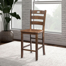 Load image into Gallery viewer, 36&quot;H Solid Rubberwood and Wood Veneer 5-Piece Counter Ht. Table Set
