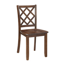 Load image into Gallery viewer, 48&quot;W Solid Rubberwood 5-Piece Dining Table Set with Diamond Chair Back
