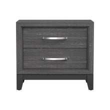 Load image into Gallery viewer, Furniture of America Lucien Modern Wood Nightstand with 2 Drawers
