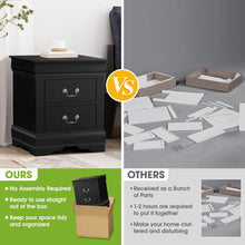 Cargar imagen en el visor de la galería, Furniture of America Night Stand Louis Philippe
