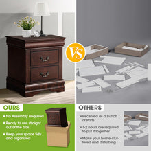 Cargar imagen en el visor de la galería, Furniture of America Night Stand Louis Philippe
