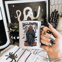 Carregar imagem no visualizador da galeria, Halloween Will Never Die Personalized Mug, Funny Spooky Season Gift with Custom Name
