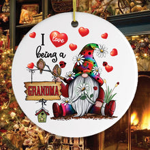 Load image into Gallery viewer, I Love Being a Grandma Gnome Christmas Ornament
