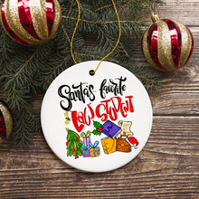 Carregar imagem no visualizador da galeria, Santa’s Favorite Law Student Christmas Ornament, Future Lawyer Gift
