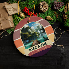 Carregar imagem no visualizador da galeria, Biscayne National Park Retro Style Ornament, Florida Tourist Attraction and Gift
