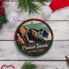 Load image into Gallery viewer, Channel Islands National Park Retro Ornament, California Vintage Travel Souvenir and Gift
