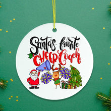 Cargar imagen en el visor de la galería, Cheer Coach Christmas Ornament, Cheerleading Gift
