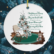 Load image into Gallery viewer, Christmas in Heaven Quote Ornament
